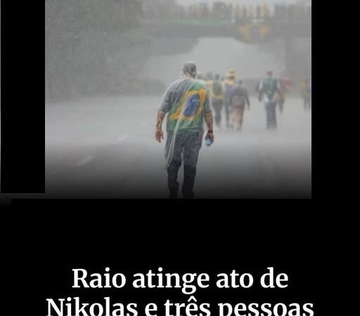 Raio atinge área próxima a ato político em Brasília e deixa feridos