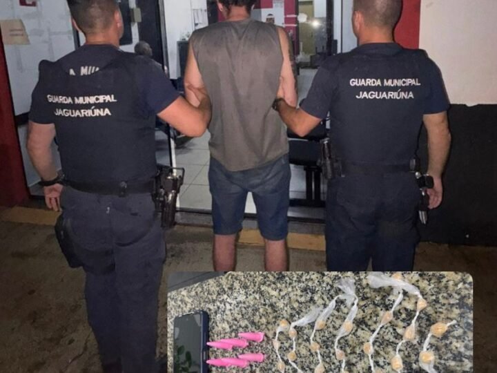 Homem é preso por tráfico de drogas em Jaguariúna durante patrulhamento da GCM