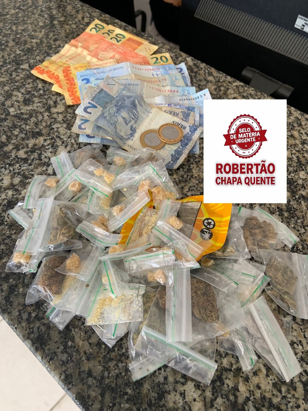 GCM PRENDE JOVEM POR TRÁFICO DE DROGAS EM PONTO CONHECIDO DO BAIRRO NASSIF, EM JAGUARIÚNA