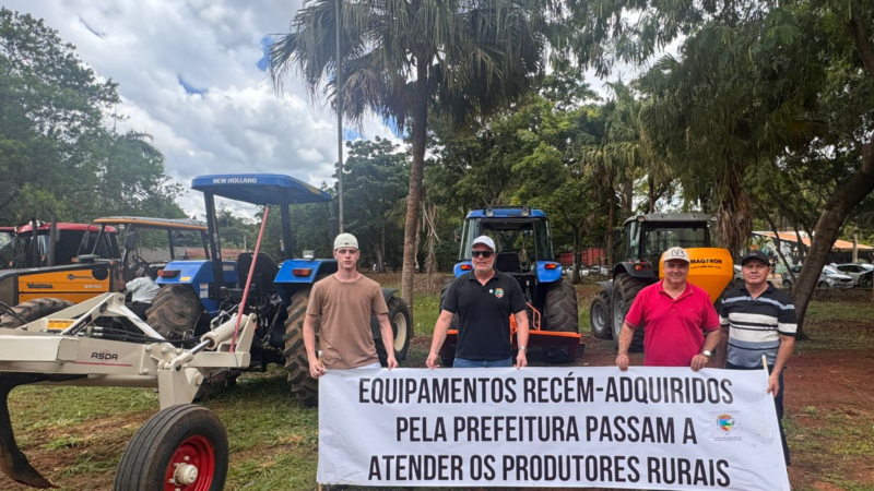 Santo Antônio de Posse – Prefeitura adquire novos equipamentos para fortalecer o apoio aos produtores rurais