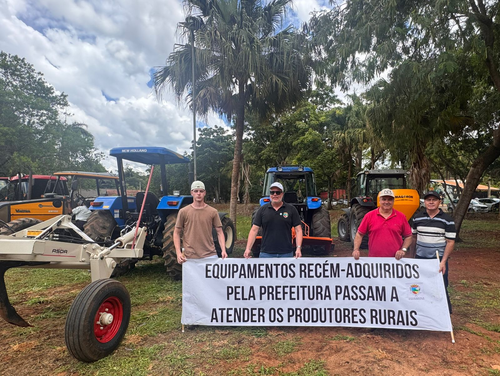Santo Antônio de Posse – Prefeitura adquire novos equipamentos para fortalecer o apoio aos produtores rurais