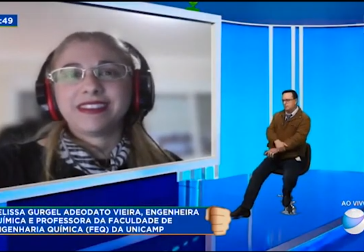Tecnologia para liberação controlada de medicamentosPesquisadora, em entrevista remota, divide a tela com o apresentador Robertão Chapa Quente…..
