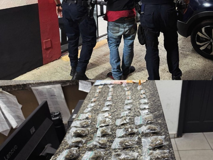 GCM de Jaguariúna prende suspeito por tráfico de drogas no bairro Cruzeiro do Sul