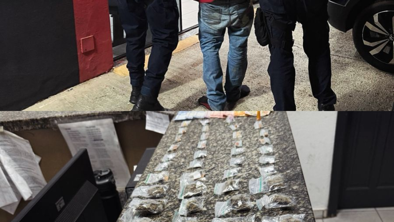 GCM de Jaguariúna prende suspeito por tráfico de drogas no bairro Cruzeiro do Sul