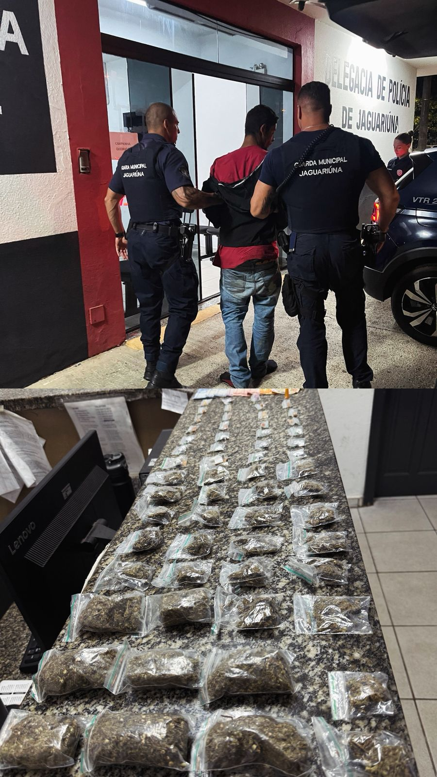 GCM de Jaguariúna prende suspeito por tráfico de drogas no bairro Cruzeiro do Sul