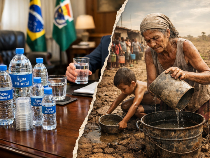 Escassez para o povo, abundância nos gabinetes: a hipocrisia da crise da água