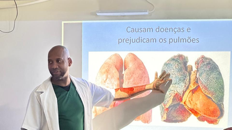 SAÚDE DE JAGUARIÚNA OFERECE PREVENÇÃO E TRATAMENTO DO TABAGISMO