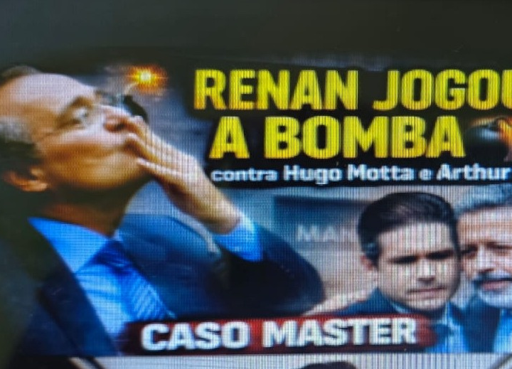 Renan Calheiros aponta Hugo Motta e Arthur Lira como responsáveis políticos no escândalo do Banco Master