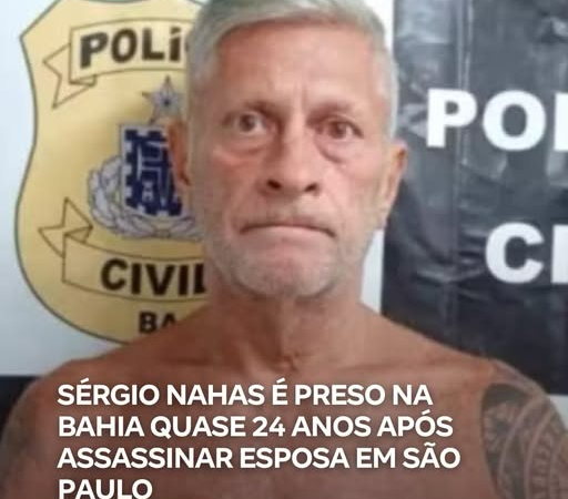 Empresário é preso na Bahia quase 24 anos após assassinato da esposa em SP