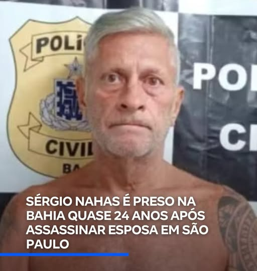 Empresário é preso na Bahia quase 24 anos após assassinato da esposa em SP