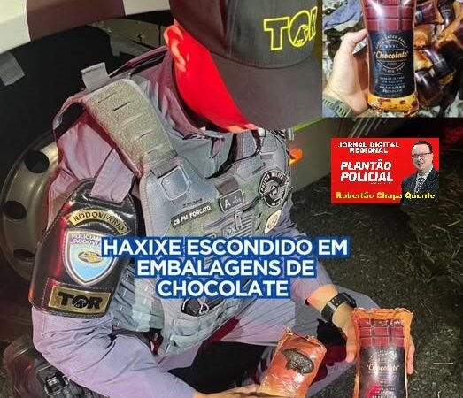 TOR apreende haxixe escondido em chocolates durante operação na Rodovia Washington Luís