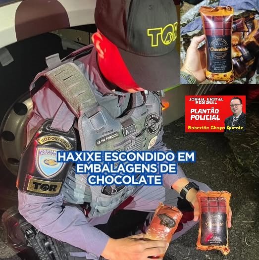 TOR apreende haxixe escondido em chocolates durante operação na Rodovia Washington Luís