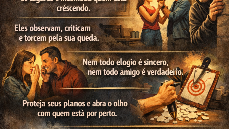 CUIDADO COM OS INVEJOSOS: ELES ESTÃO EM TODO LUGAR