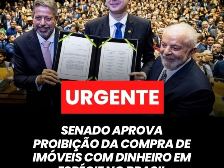 PROJETO PODE PROIBIR COMPRA DE IMÓVEIS COM DINHEIRO EM ESPÉCIE NO BRASIL