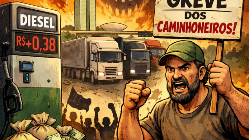 NOVA GREVE DE CAMINHONEIROS VOLTA AO RADAR APÓS ALTA DO DIESEL