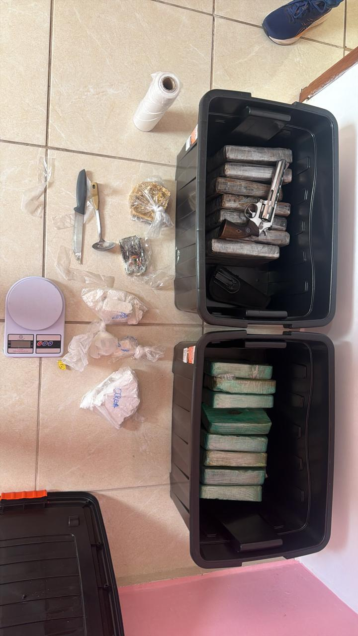 POLÍCIA CIVIL APREENDE CERCA DE 18 QUILOS DE DROGAS E PRENDE MULHER EM FLAGRANTE EM MOGI GUAÇU