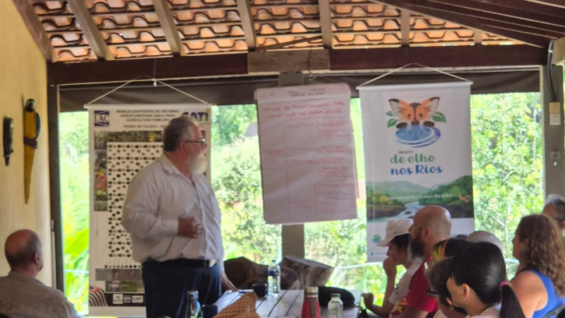 Oficina de Planejamento para Implantação de Agrofloresta mobiliza a Conexão De Olho no Córrego do Sertãozinho, em Amparo 
