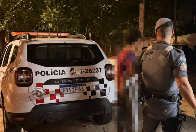 POLÍCIA MILITAR CAPTURA PROCURADO PELA JUSTIÇA EM JAGUARIÚNA.