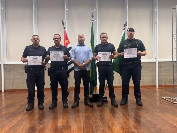 GCM de Santo Antônio de Posse participa de capacitação em Paulínia
