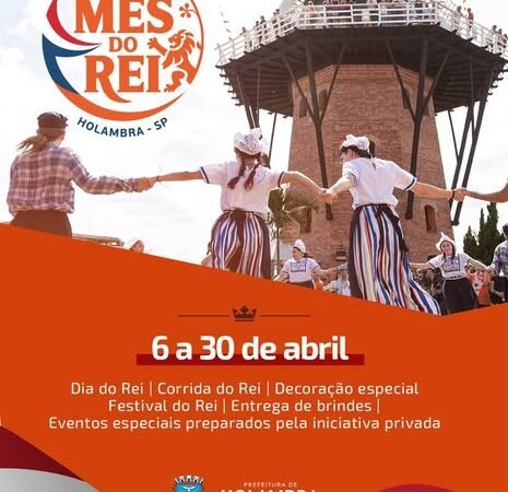 HOLAMBRA AMPLIA PROGRAMAÇÃO DO MÊS DO REI COM NOVIDADES E FORTE ADESÃO DO COMÉRCIO
