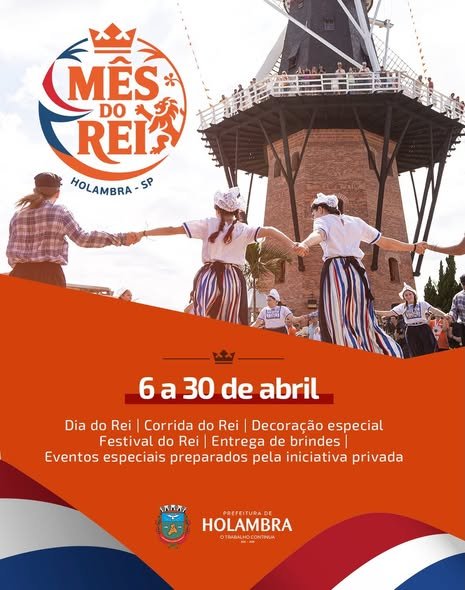 HOLAMBRA AMPLIA PROGRAMAÇÃO DO MÊS DO REI COM NOVIDADES E FORTE ADESÃO DO COMÉRCIO