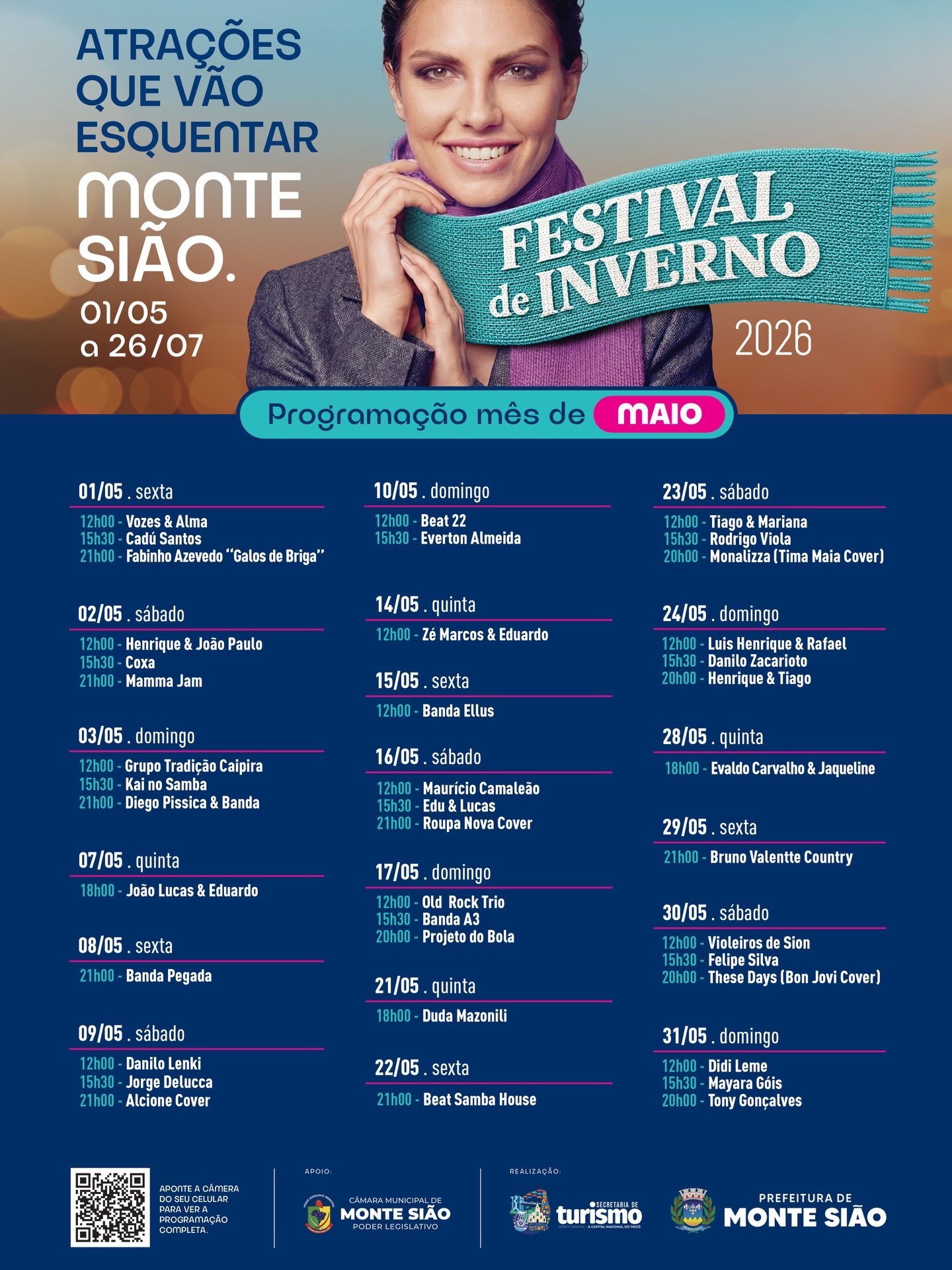 Vem aí o maior e mais aconchegante Festival de Inverno da Capital Nacional do Tricô!