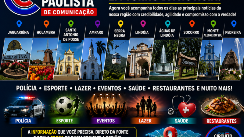 GRUPO CIRCUITO PAULISTA DE COMUNICAÇÃO AMPLIA COBERTURA REGIONAL E INTEGRA 10 CIDADES