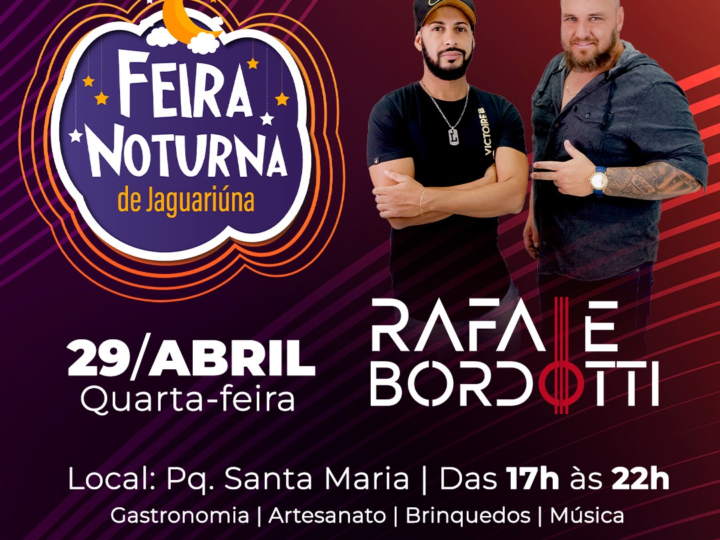 HOJE TEM FEIRA NOTURNA NO PARQUE SANTA MARIA