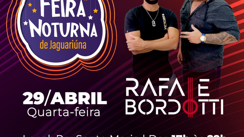 HOJE TEM FEIRA NOTURNA NO PARQUE SANTA MARIA