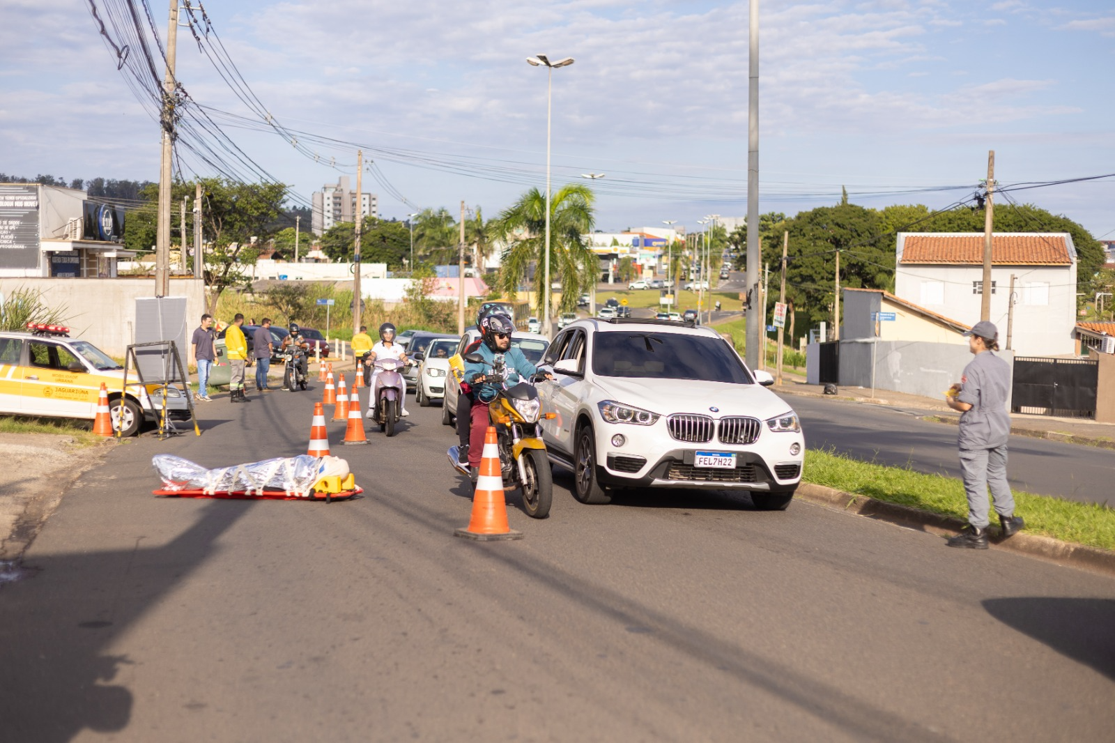 JAGUARIÚNA PROMOVE AÇÕES DO MAIO AMARELO COM FOCO NA CONSCIENTIZAÇÃO NO TRÂNSITO