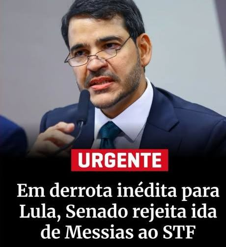 SENADO REJEITA INDICAÇÃO AO STF E GOVERNO SOFRE DERROTA HISTÓRICA APÓS 134 ANOS