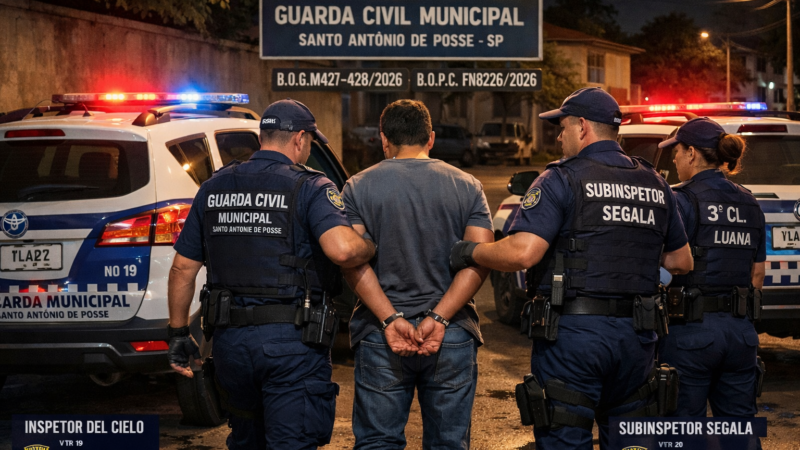 HOMEM É PRESO APÓS DESCUMPRIR MEDIDA PROTETIVA E AMEAÇAR EX COM FACA EM SANTO ANTÔNIO DE POSSE