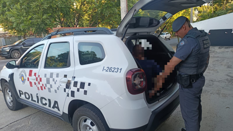 POLÍCIA MILITAR PRENDE INDIVÍDUO PROCURADO PELA JUSTIÇA EM PEDREIRA.