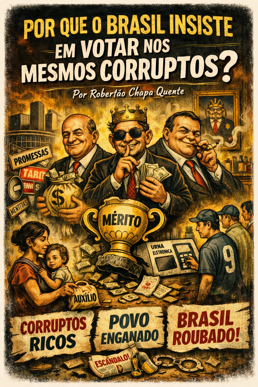 Por que o Brasil insiste em votar nos mesmos corruptos