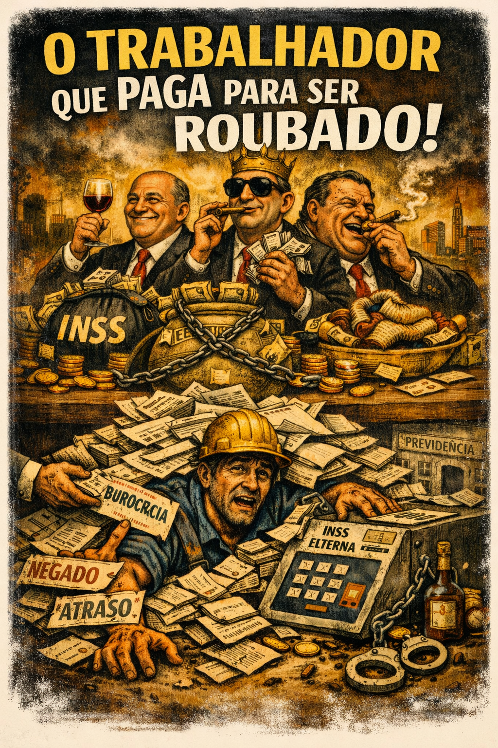 O Trabalhador Que Paga Para Ser Roubado