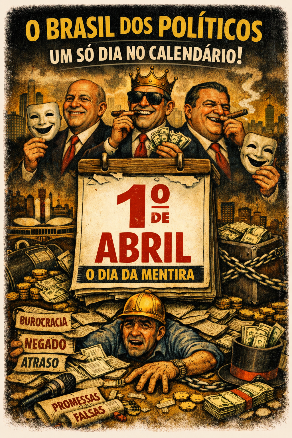 O Brasil dos Políticos: Um Calendário de Mentiras