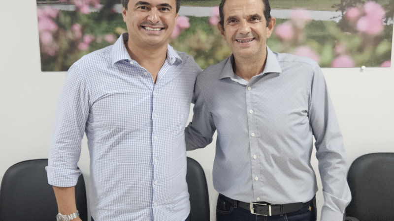 Elmir Chedid fortalece parcerias e articula novos investimentos durante visita do deputado federal Maurício Neves a Serra Negra