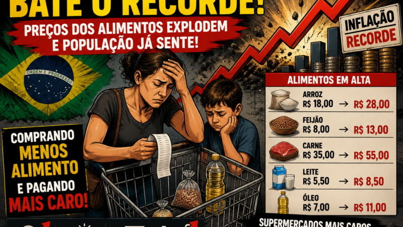 INFLAÇÃO DISPARA NO BRASIL E PREÇO DOS ALIMENTOS PESA NO BOLSO DA POPULAÇÃO . VOCÊ JÁ SENTIU NO BOLSO ESSA INFLAÇÃO???