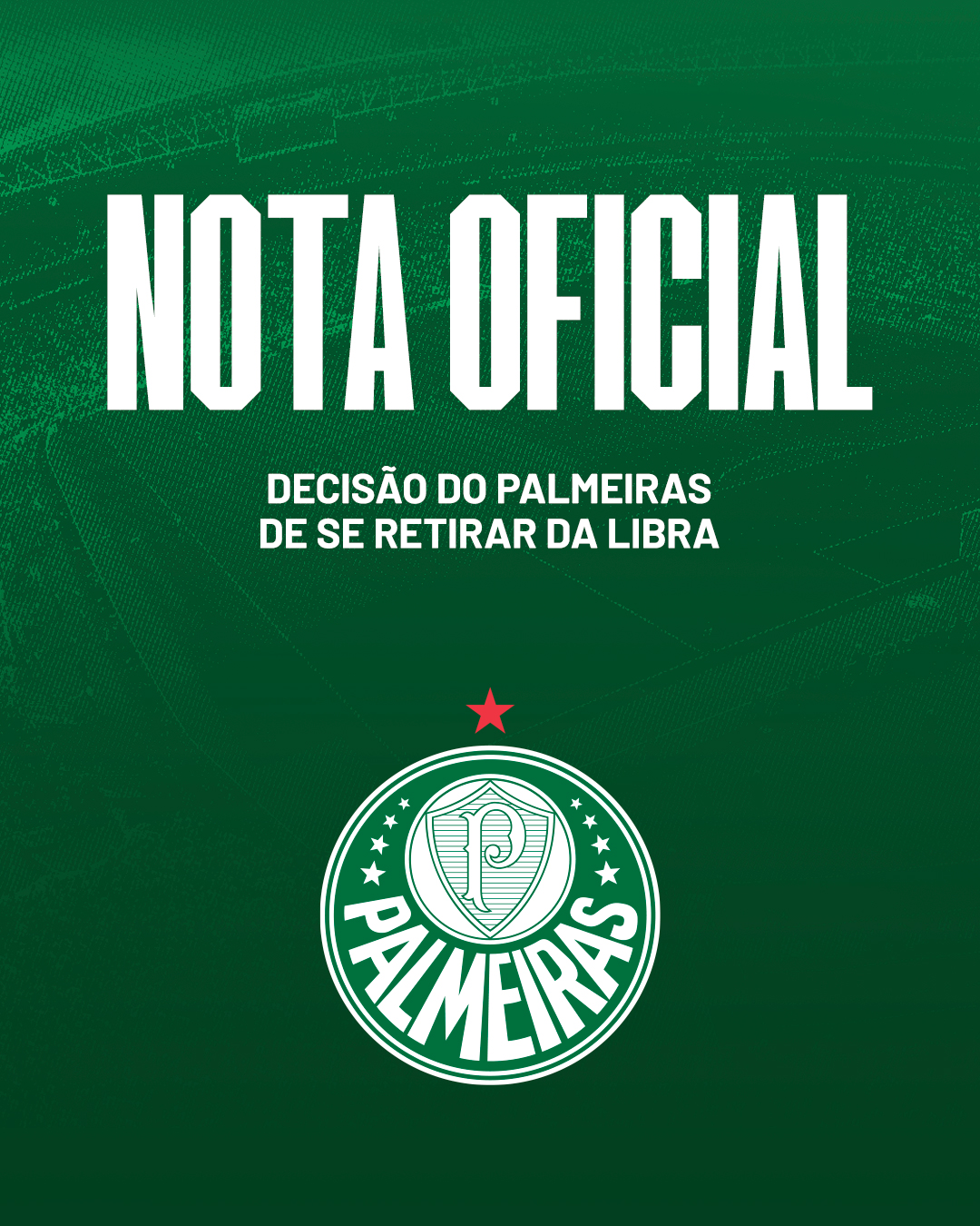 PALMEIRAS ANUNCIA SAÍDA DA LIBRA E AGITA BASTIDORES DO FUTEBOL BRASILEIRO