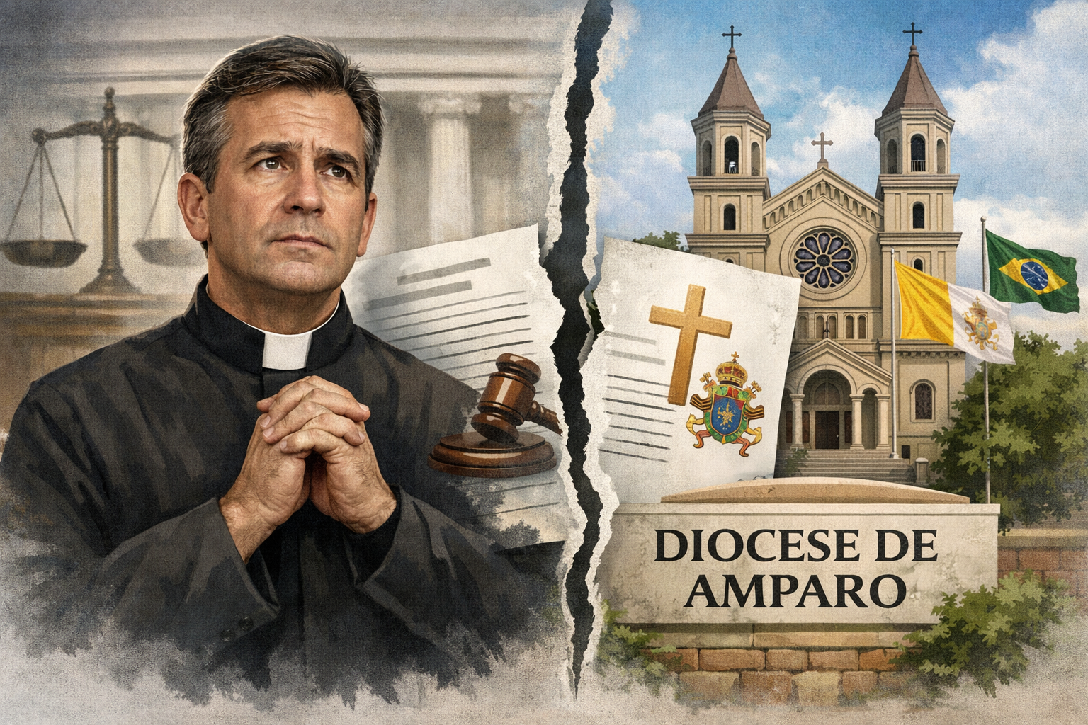 Condenação de sacerdote gera reações distintas em Amparo