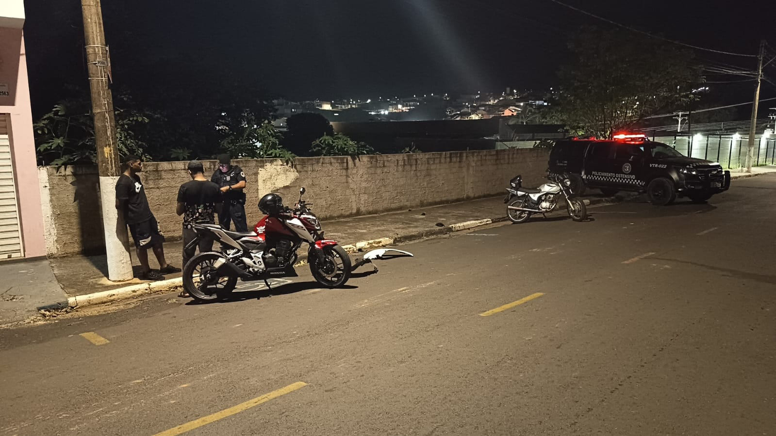 ROUBO COM VIOLÊNCIA E ATROPELAMENTO MOBILIZA GUARDA MUNICIPAL EM SANTO ANTÔNIO DE POSSE