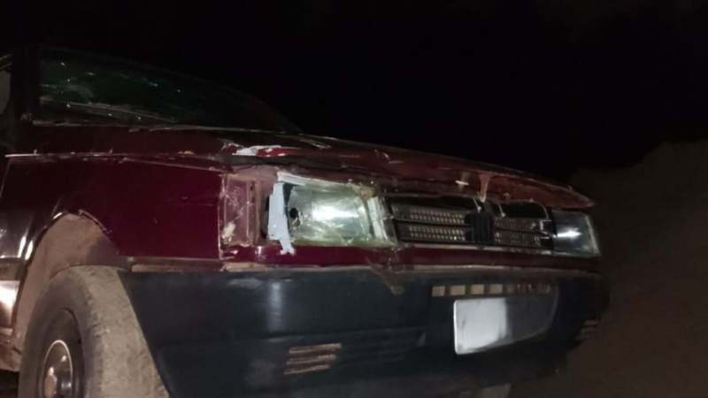 MOTORISTA FOGE APÓS ACIDENTE QUE ATINGIU VIATURA DA GUARDA EM JAGUARIÚNA