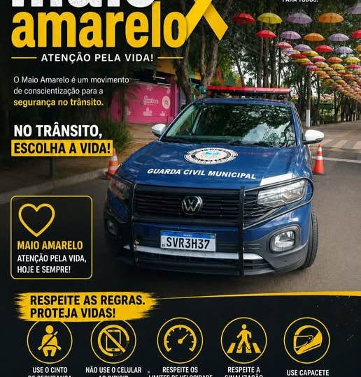 Fiscalização e orientação no trânsito em Holambra