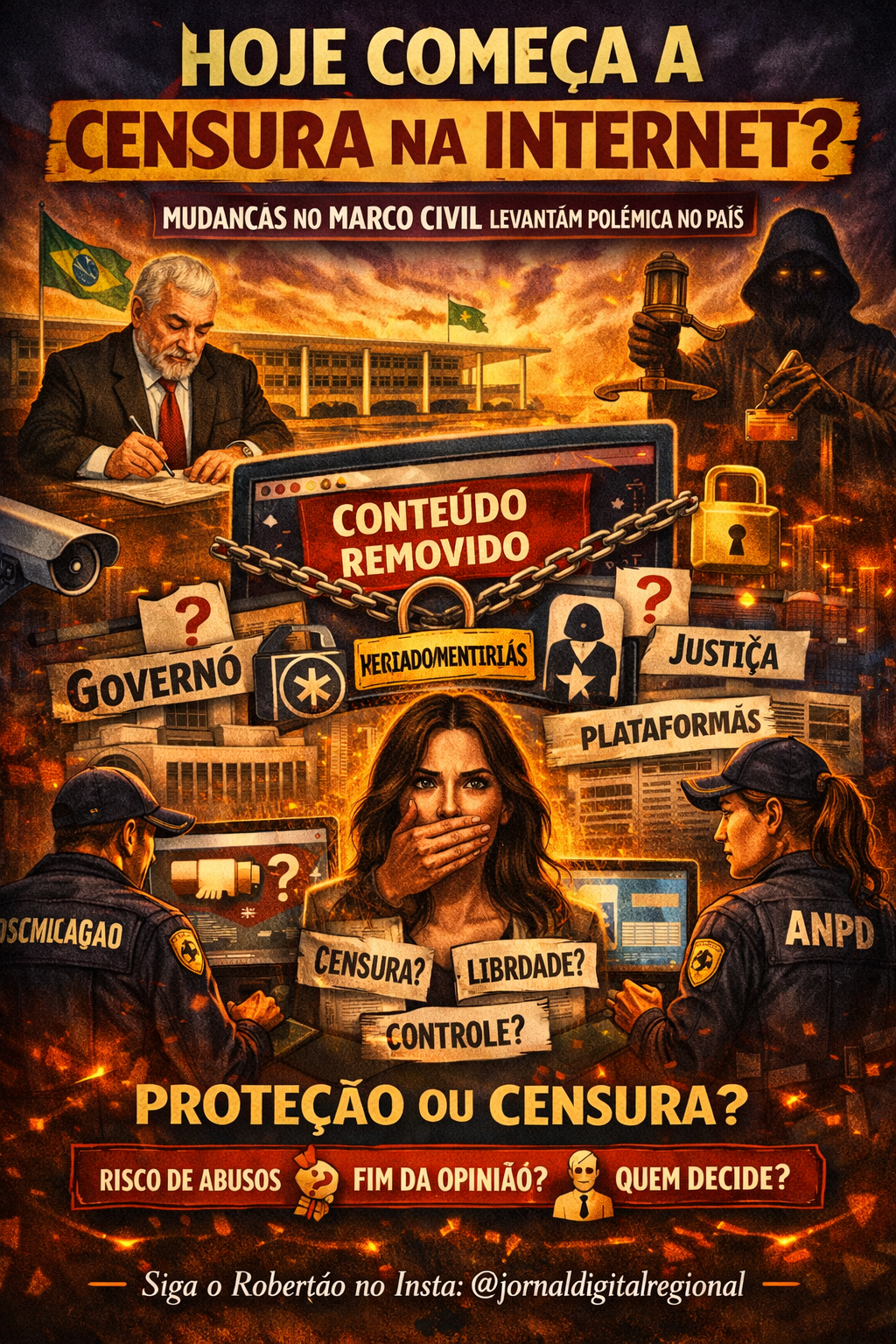 HOJE COMEÇA A CENSURA NA INTERNET? MUDANÇAS NO MARCO CIVIL LEVANTAM POLÊMICA NO PAÍS