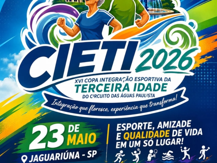 JAGUARIÚNA SEDIARÁ, NO SÁBADO, COPA INTEGRAÇÃO ESPORTIVA DA TERCEIRA IDADE