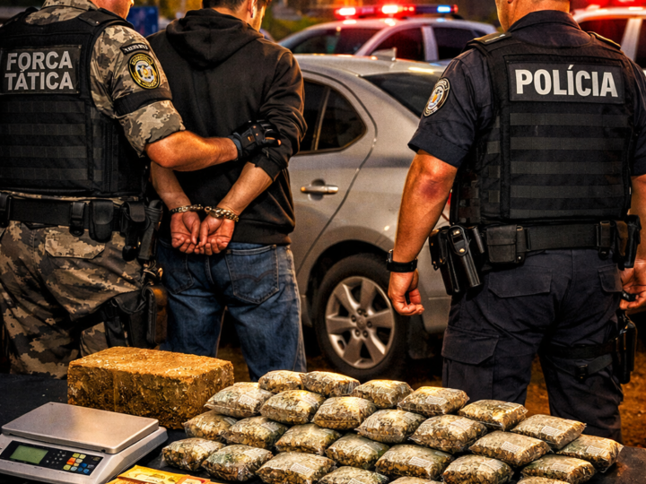 POLÍCIA MILITAR PRENDE HOMEM POR TRÁFICO DE DROGAS EM MOGI GUAÇU 🚨