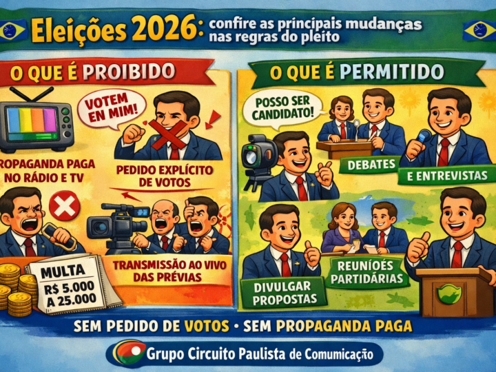Eleições 2026: confira as principais mudanças nas regras do pleitoO que é proibido