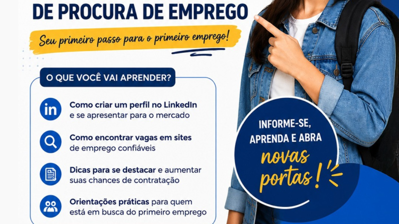 WORKSHOP GRATUITO SOBRE LINKEDIN E SITES DE EMPREGO TEM INSCRIÇÕES PRORROGADAS