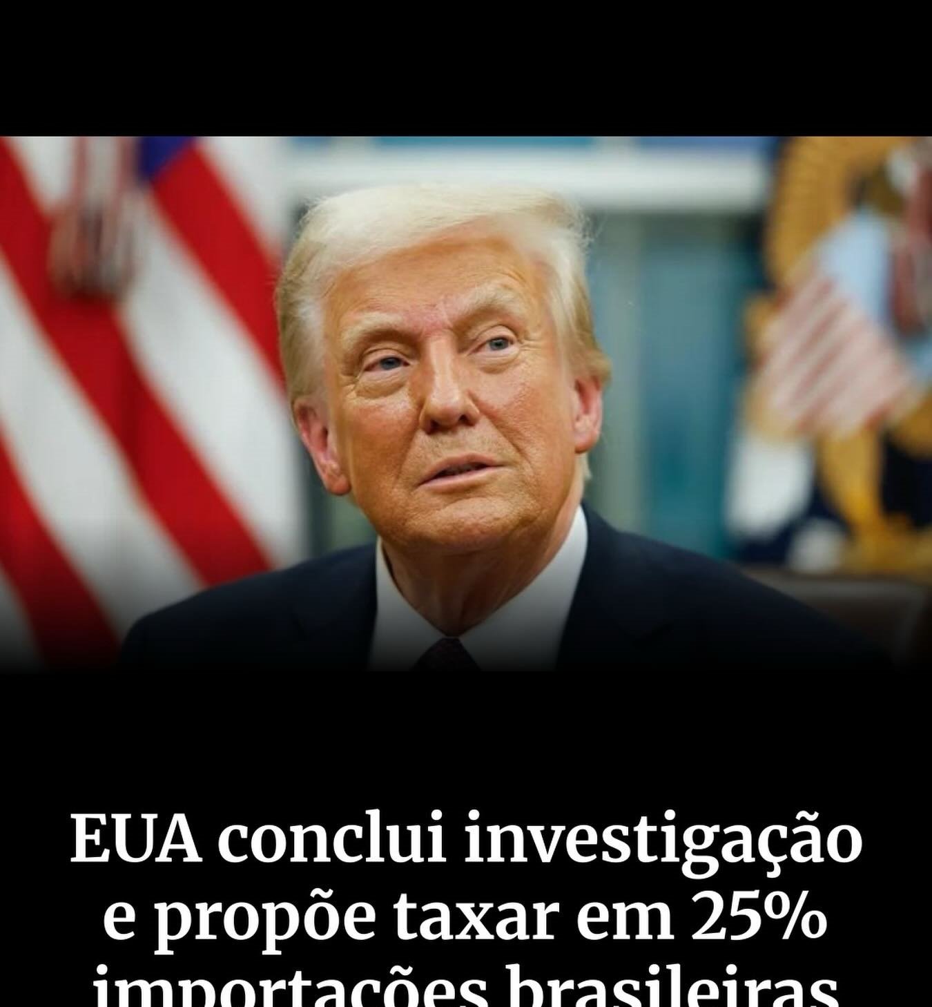 A CONTA CHEGOU – EUA AMEAÇAM NOVO TARIFAÇO CONTRA O BRASIL E CITAM PIX COMO MOTIVO