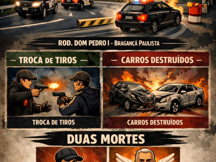 PERSEGUIÇÃO TERMINA EM TRAGÉDIA COM DOIS MORTOS EM BRAGANÇA PAULISTA